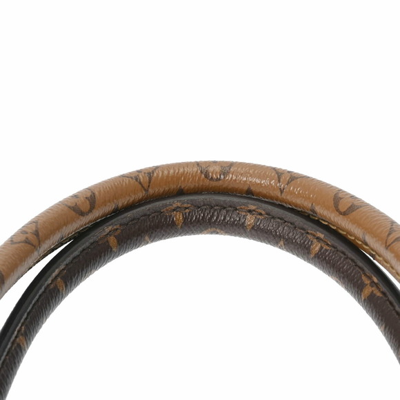 Louis Vuitton Monogram Giant On the Go Tote Brown Reverse Canvas Handbag - Picture 4 of 12